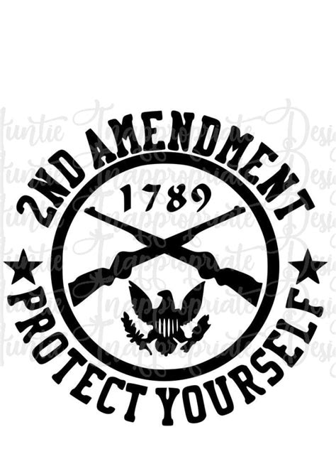 2nd Amendment Svg Png Silhouette Cricut Decal Sticker Homeland 4002890