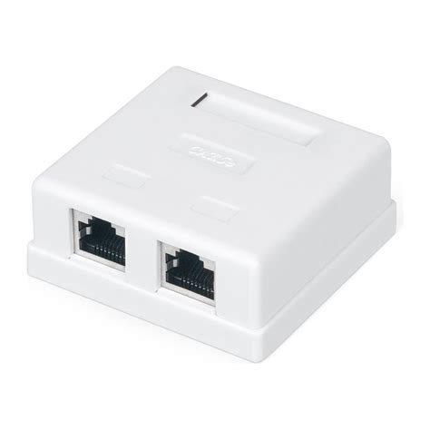 Двойная экранированная компьютерная розетка WRline WR-WS-8P8C-C5E-SH-2 ...