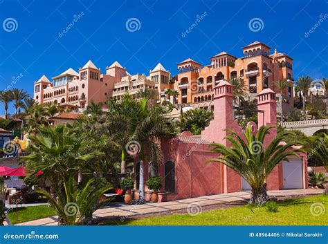 Architecture at Tenerife Island - Canaries Stock Photo - Image of pool ...