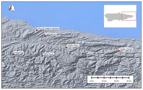 Mapa general y en detalle de los emplazamientos | Download Scientific ...