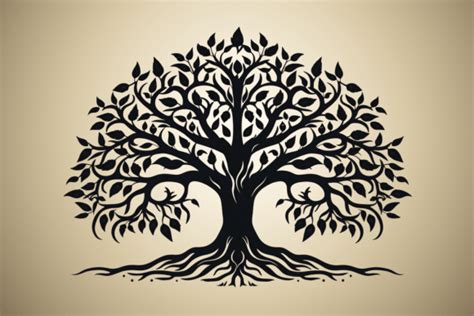 Vector Silhouette Of An Olive Tree Graphic By Saydurf Creative Fabrica