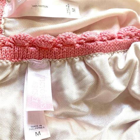 Vtg Victorias Secret Crochet String Bikini Gem