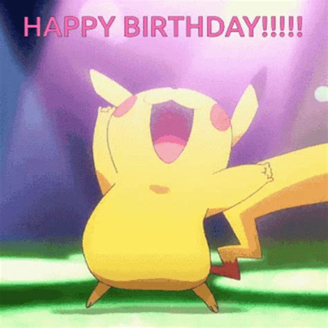 Happy Birthday Happy Birthday Pokemon Birthday Pikachu Happy