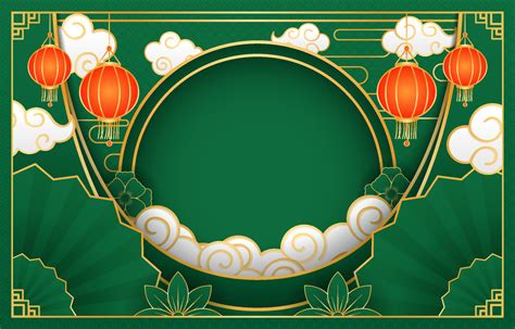 Chinese New Year Jade Green Background 13114287 Vector Art At Vecteezy