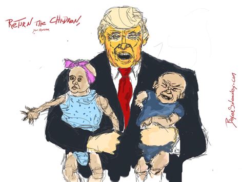 donald trump drawing