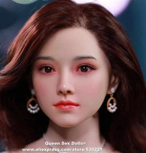 Jydoll Implanted Hair Eyelash And Eyebrow Real Silicone Sex Doll Head For Tpe Love Dolls Adult