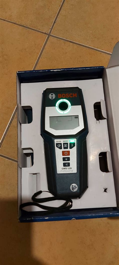 Bosch GMS 120 Professional wykrywacz metali drewna przewodów jak nowy