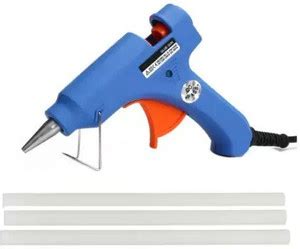 Veeraaz Blue Mini W Watt Switch Indicator Hot Melt Gun And Free Glue Sticks Standard