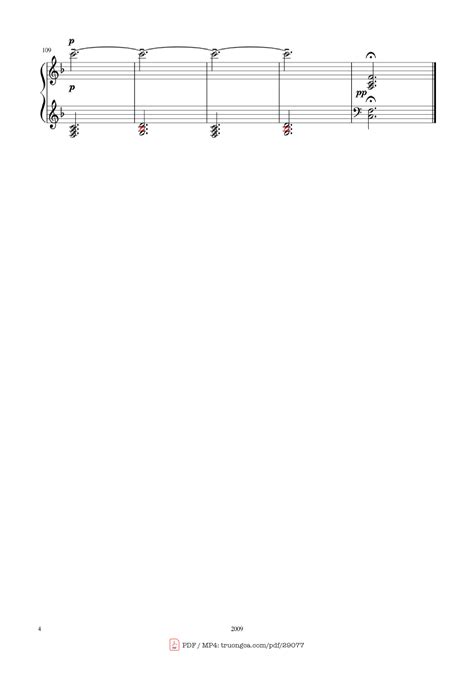 [Sheet] Up With Titles - Main Theme - Disney Pixar's Up Piano PDF, hợp