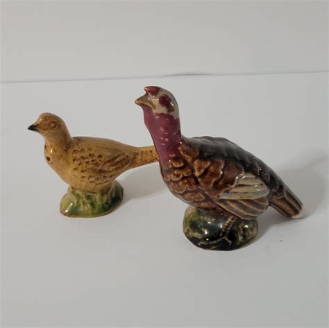 Vintage Kitchen Vtg Rosemeade Turkey Pheasant Shakers Poshmark