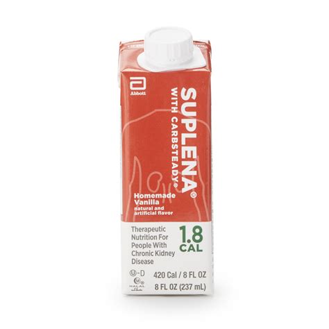 Suplena® with Carbsteady® Oral Supplement Vanilla Flavor Liquid 8 oz