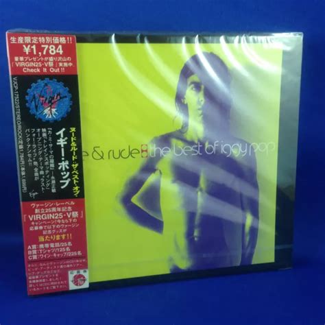 IGGY POP NUDE Rude EXTREMELY RARE OOP JAPANESE PROMO CD VJCP EUR