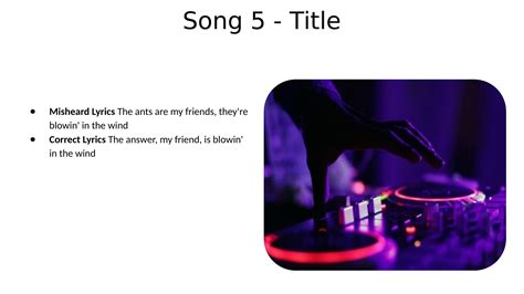 Hilariously Misheard Song Lyrics