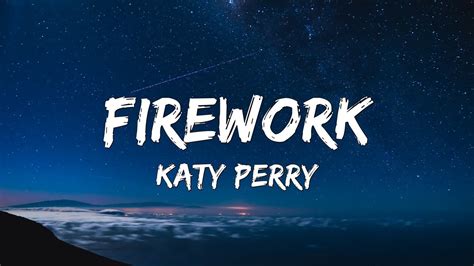 Katy Perry Firework [lyrics] Youtube