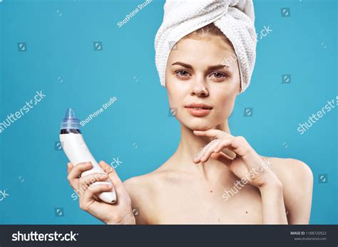 Nude Woman Holding Massager Her Hand Stock Photo 1188720922 Shutterstock