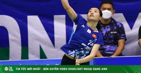 Hot girl cầu lông Thùy Linh vào tứ kết Vũ Thị Trang so tài người đẹp Nhật Bản