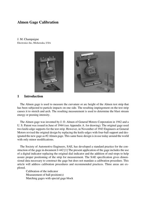 (PDF) Shot Peening