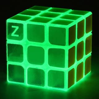 Glow In The Dark Classic Puzzle Cube Toy Brain Fidget Mind Game Solve