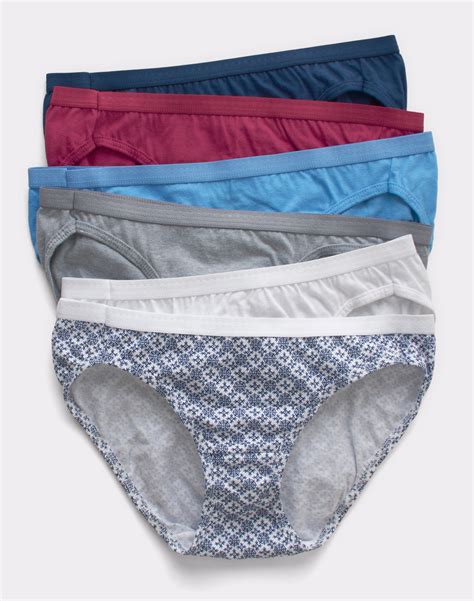 Hanes Ultimate Bikini 6 Pack Breathable Cotton Women Underwear Cool Comfort 5 10 EBay