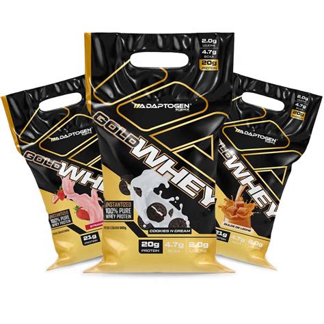 Gold Whey G Adaptogen Hardcore Suplementos