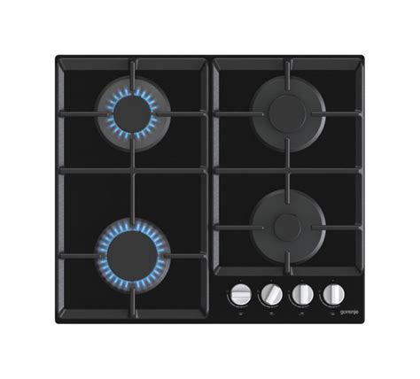 Gorenje GT641EXB Plinska kuhalna plošča cm. 60 - črno steklo ...