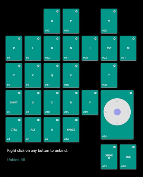 General Basic Key Setup Azeron Classic | Azeron