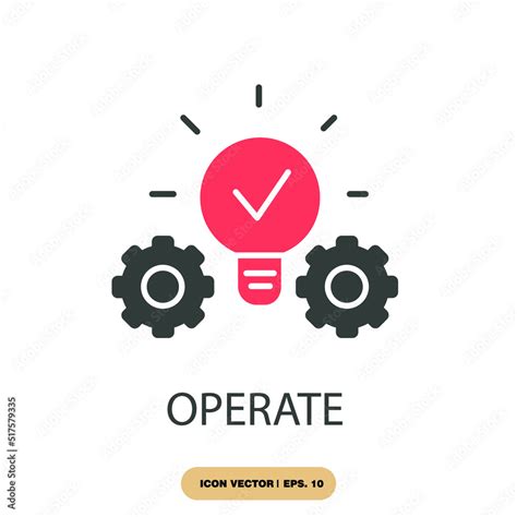 Vetor De Operate Icons Symbol Vector Elements For Infographic Web Do