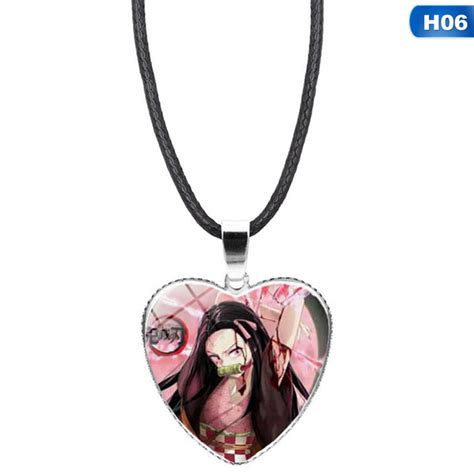 HEQU:9117 - Demon Slayer:Kimetsu No Yaiba Kamado Tanjirou Necklace ...