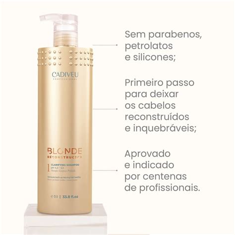 Kit Cadiveu Blonde Reconstructor Beleza Na Web