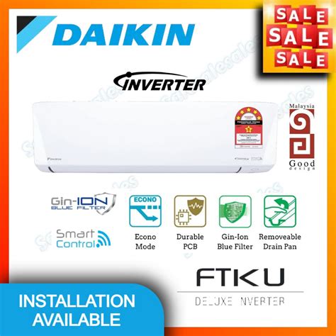 Daikin 5 Star Deluxe Inverter Wifi 1hp 1 5hp 2hp 2 5hp 3hp Air