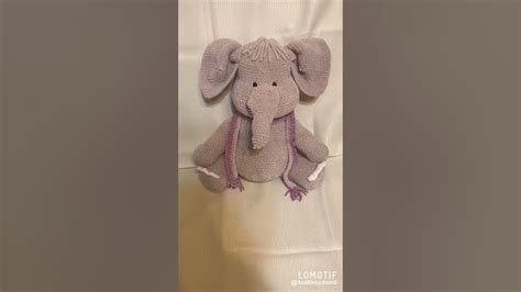 Слон 🐘 Дуду вязаные игрушки 🧸 @ami_tirui - YouTube