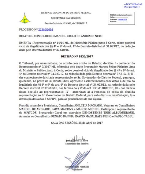 GDF terá que explicar decreto que limita atestados de servidores