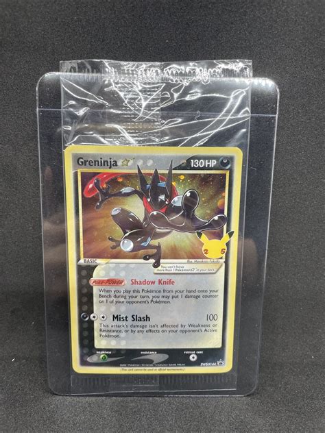 Mavin Pok Mon Celebrations Tcg Greninja Gold Star Swsh Black Star