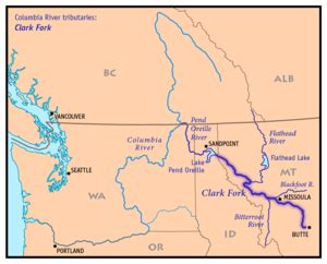 Clark Fork River Map - Map Pasco County