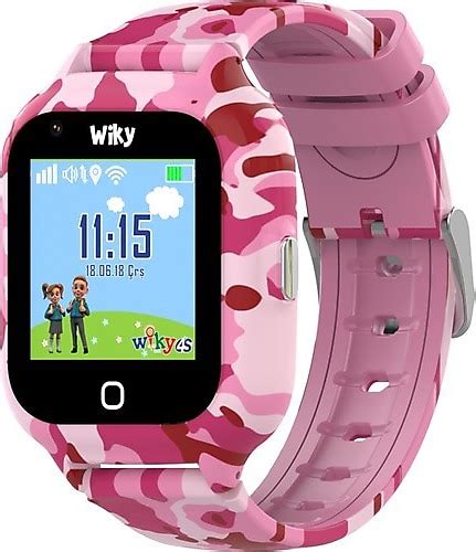 Wiky Watch 4S Akıllı Pembe Kamuflaj Çocuk Saati Fiyatları Özellikleri