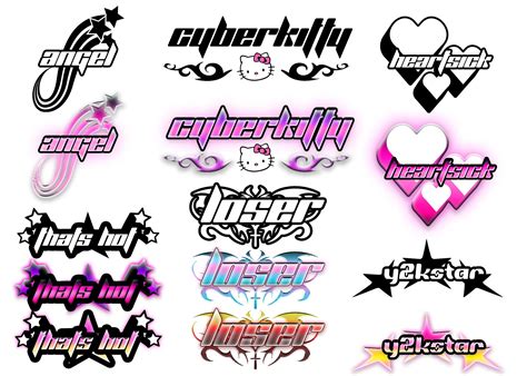 the logos for different types of stickers are shown in this image