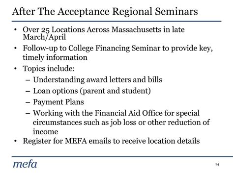 Mefas Guide To College Financing Ppt Download