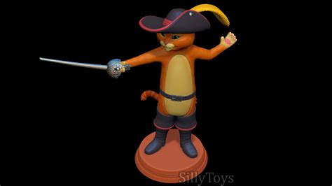 Puss In Boots 3d Model By Sillytoys