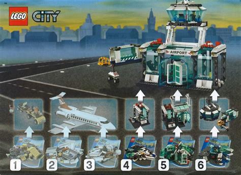 Lego Instructions For Set 7894 Airport City Airport