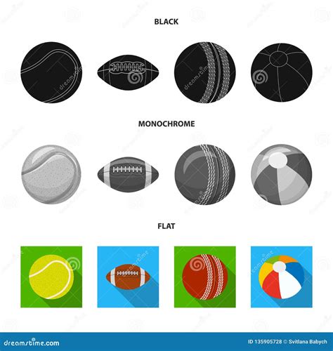 Vector Illustration Of Sport And Ball Icon Set Of Sport And Athletic