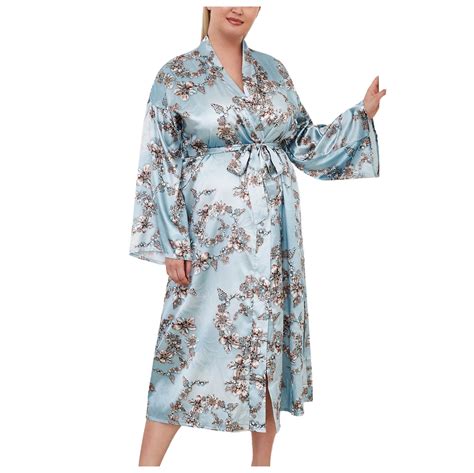 Rbaofujie Summer Clearance Satin Silk Pajamas Women Nightdress Lingerie Robes Underwear