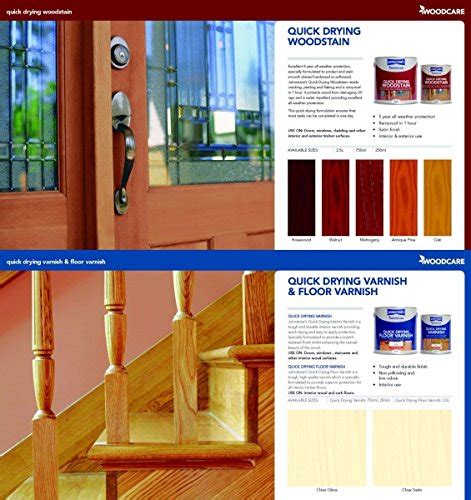 Johnstones Woodcare Quick Drying Interior Varnish Satin Clear 750ml