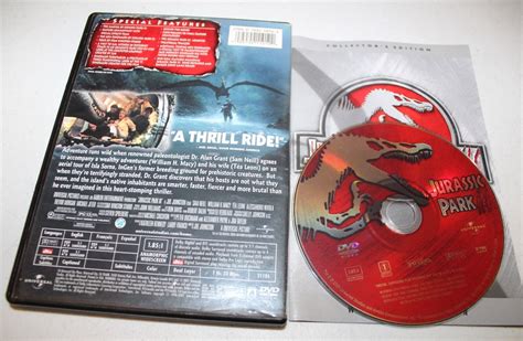 Jurassic Park Iii Dvd 2001 Widescreen Collectors Edition Sam Neill