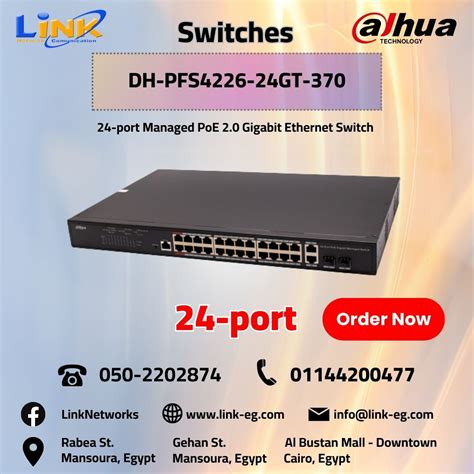 DH-PFS4226-24GT-370 - Link Networks