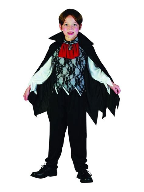 Déguisement Vampire Dracula Halloween garçon enfant Noir Noir Kiabi