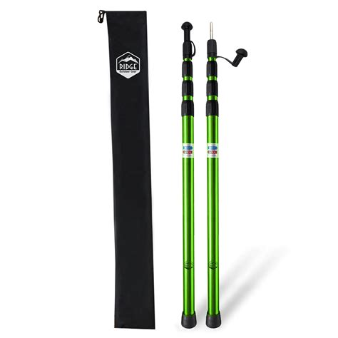 Buy Ridge Outdoor Gear Adjustable Telescoping Tarp Tent Poles Rod