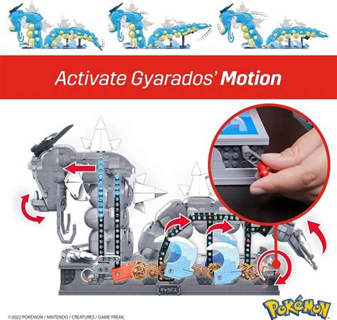 Pokemon Mega Construx Wonder Builder Motion Gyarados