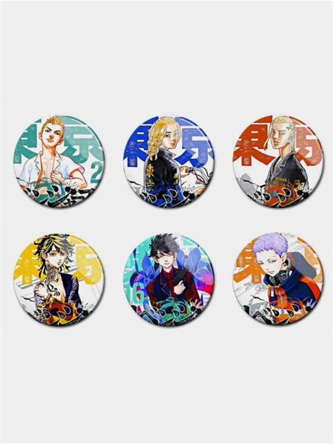 Значки аниме "Токийские мстители" (Tokyo Revengers) купить по цене 75 ...