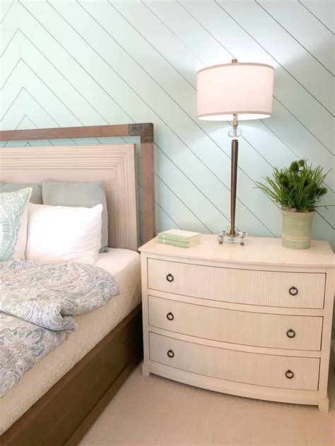 Seafoam Green Airy Bedroom Design Beach Houses