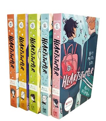 Heartstopper Alice Oseman Book Collection Set Volumes New Free